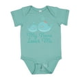 thumbnail image 1 of Inktastic My Nana Loves Me Boys or Girls Baby Bodysuit, 1 of 5