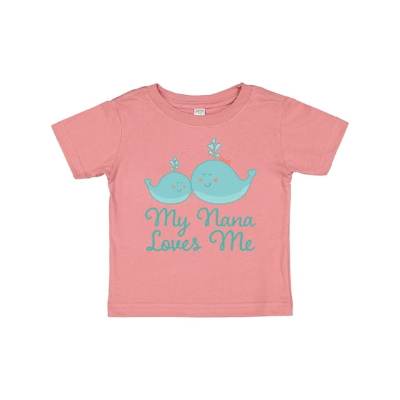 Inktastic My Nana Loves Me Boys or Girls Baby T-Shirt