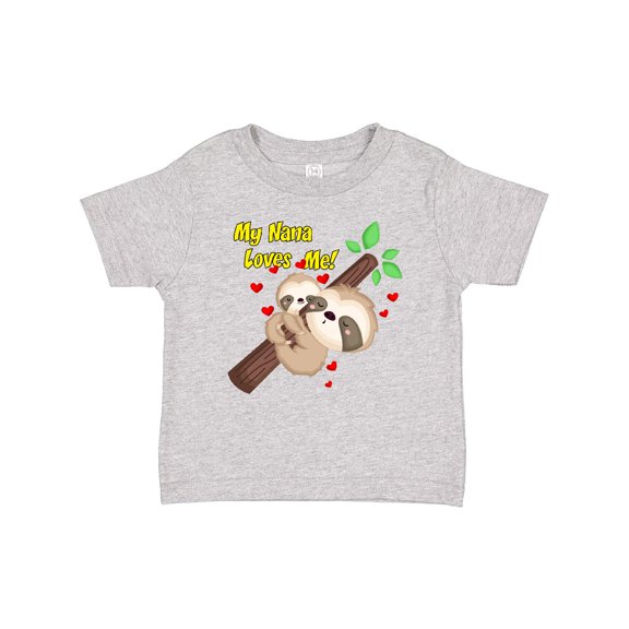 Inktastic My Nana Loves Me Boys or Girls Baby T-Shirt