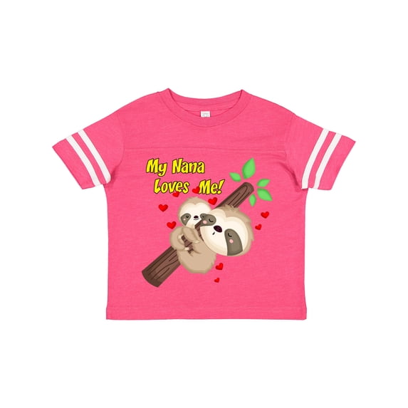 Inktastic My Nana Loves Me Boys or Girls Toddler T-Shirt