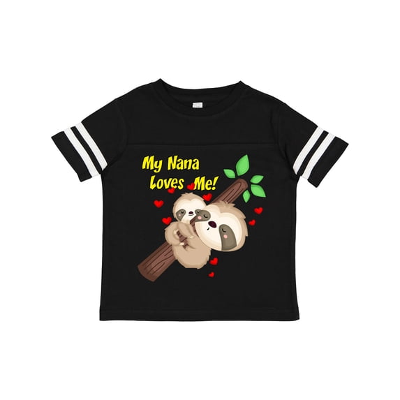 Inktastic My Nana Loves Me Boys or Girls Toddler T-Shirt