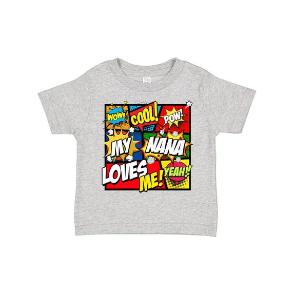Inktastic My Nana Loves Me Boys or Girls Toddler T-Shirt