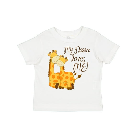 Inktastic My Nana Loves Me Boys or Girls Toddler T-Shirt