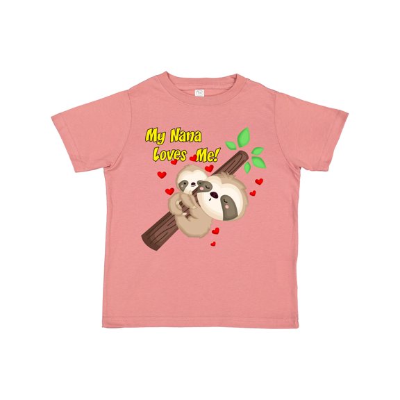Inktastic My Nana Loves Me Boys or Girls Toddler T-Shirt
