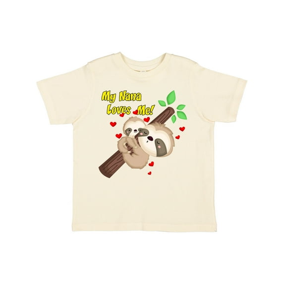 Inktastic My Nana Loves Me Boys or Girls Toddler T-Shirt