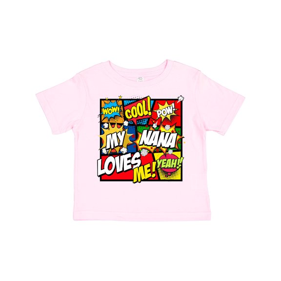 Inktastic My Nana Loves Me Boys or Girls Toddler T-Shirt