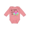 thumbnail image 1 of Inktastic My Nana Loves Me Cute Dragonfly Boys or Girls Long Sleeve Baby Bodysuit, 1 of 5