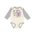 thumbnail image 1 of Inktastic My Nana Loves Me Cute Dragonfly Boys or Girls Long Sleeve Baby Bodysuit, 1 of 5