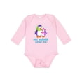 thumbnail image 1 of Inktastic My Nana Loves Me Cute Penguins Girls Long Sleeve Baby Bodysuit, 1 of 5
