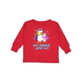 thumbnail image 1 of Inktastic My Nana Loves Me Cute Penguins Girls Long Sleeve Toddler T-Shirt, 1 of 5