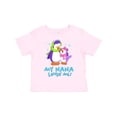 thumbnail image 1 of Inktastic My Nana Loves Me Cute Penguins Girls Toddler T-Shirt, 1 of 5