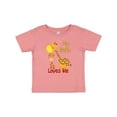 thumbnail image 1 of Inktastic My Nana Loves Me Giraffe Boys or Girls Baby T-Shirt, 1 of 5