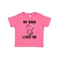 thumbnail image 1 of Inktastic My Nana Loves Me Girls Girls Toddler T-Shirt, 1 of 5
