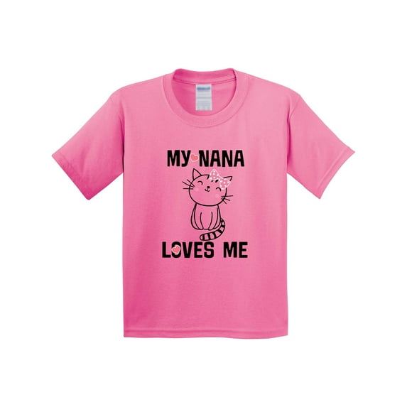 Inktastic My Nana Loves Me Girls Youth T-Shirt