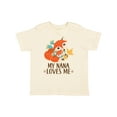thumbnail image 1 of Inktastic My Nana Loves Me Grandchild Cute Fox Boys or Girls Toddler T-Shirt, 1 of 5
