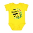 thumbnail image 1 of Inktastic My Nana Loves Me Granddaughter Girls Baby Bodysuit, 1 of 5