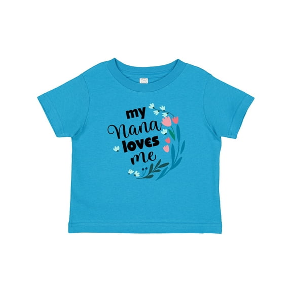 Inktastic My Nana Loves Me Granddaughter Girls Baby T-Shirt