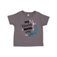 thumbnail image 1 of Inktastic My Nana Loves Me Granddaughter Girls Toddler T-Shirt, 1 of 5
