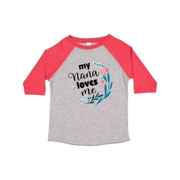 Inktastic My Nana Loves Me Granddaughter Girls Toddler T-Shirt