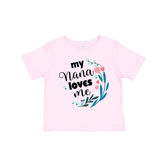 Inktastic My Nana Loves Me Granddaughter Girls Toddler T-Shirt