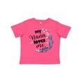 thumbnail image 1 of Inktastic My Nana Loves Me Granddaughter Girls Toddler T-Shirt, 1 of 5
