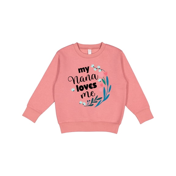 Inktastic My Nana Loves Me Granddaughter Toddler Sweatshirt