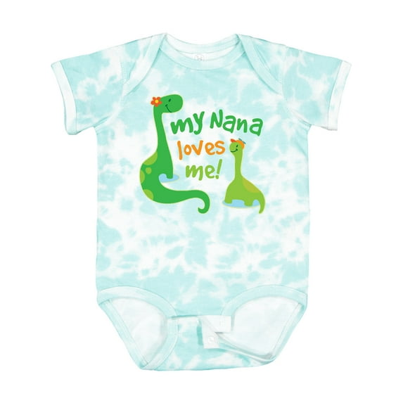 Inktastic My Nana Loves Me Grandson Boys Baby Bodysuit