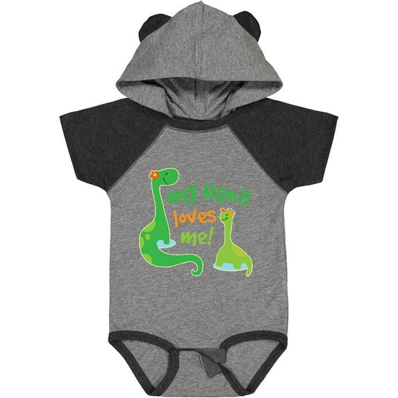 Inktastic My Nana Loves Me Grandson Boys Baby Bodysuit