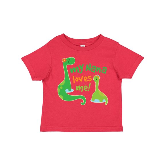 Inktastic My Nana Loves Me Grandson Boys Toddler T-Shirt