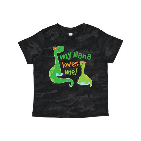 Inktastic My Nana Loves Me Grandson Boys Toddler T-Shirt