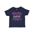 thumbnail image 1 of Inktastic My Nana Loves Me Hearts in Pink Plaid Boys or Girls Baby T-Shirt, 1 of 5