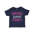 thumbnail image 1 of Inktastic My Nana Loves Me Hearts in Pink Plaid Boys or Girls Toddler T-Shirt, 1 of 5