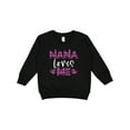 thumbnail image 1 of Inktastic My Nana Loves Me Hearts in Pink Plaid Toddler Sweatshirt, 1 of 4