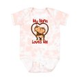 thumbnail image 1 of Inktastic My Nana Loves Me Monkey Boys or Girls Baby Bodysuit, 1 of 5