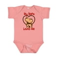 thumbnail image 1 of Inktastic My Nana Loves Me Monkey Boys or Girls Baby Bodysuit, 1 of 5