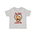 thumbnail image 1 of Inktastic My Nana Loves Me Monkey Boys or Girls Toddler T-Shirt, 1 of 5