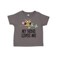 thumbnail image 1 of Inktastic My Nana Loves Me Owl Girls Toddler T-Shirt, 1 of 5