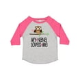 thumbnail image 1 of Inktastic My Nana Loves Me Owl Girls Toddler T-Shirt, 1 of 5