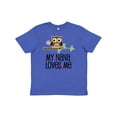 thumbnail image 1 of Inktastic My Nana Loves Me Owl Youth T-Shirt, 1 of 5