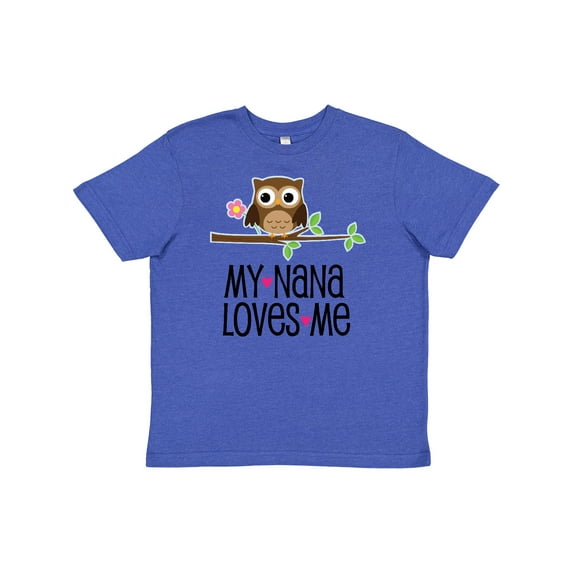 Inktastic My Nana Loves Me Owl Youth T-Shirt