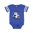 thumbnail image 1 of Inktastic My Nana Loves Me Panda Boys or Girls Baby Bodysuit, 1 of 5