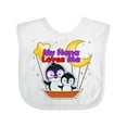 thumbnail image 1 of Inktastic My Nana Loves Me Penguin Boys or Girls Baby Bib, 1 of 4