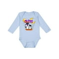 thumbnail image 1 of Inktastic My Nana Loves Me Penguin Boys or Girls Long Sleeve Baby Bodysuit, 1 of 5