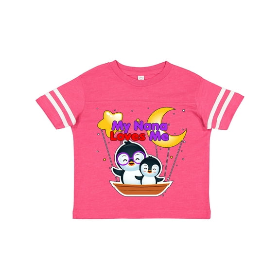Inktastic My Nana Loves Me Penguin Boys or Girls Toddler T-Shirt