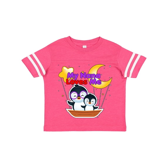 Inktastic My Nana Loves Me Penguin Boys or Girls Toddler T-Shirt