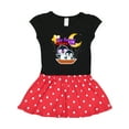 thumbnail image 1 of Inktastic My Nana Loves Me Penguin Gift Toddler Girl Dress, 1 of 4