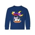thumbnail image 1 of Inktastic My Nana Loves Me Penguin Long Sleeve Youth T-Shirt, 1 of 5