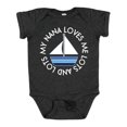 thumbnail image 1 of Inktastic My Nana Loves Me Sailboat Boys Boys Baby Bodysuit, 1 of 5