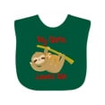 thumbnail image 1 of Inktastic My Nana Loves Me Sloth Boys or Girls Baby Bib, 1 of 4