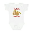 thumbnail image 1 of Inktastic My Nana Loves Me Sloth Boys or Girls Baby Bodysuit, 1 of 5